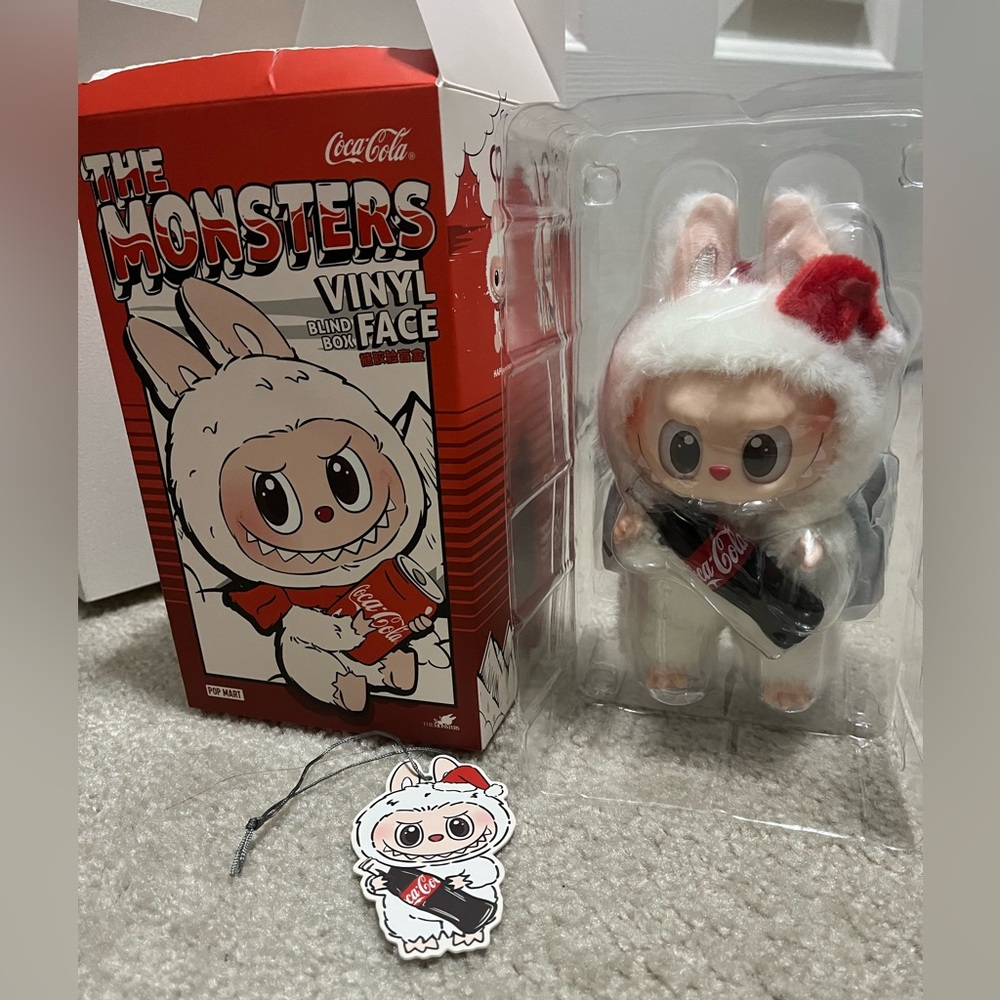 Adorable Coca-Cola Monster labubu Figure . Bought from POPMART website